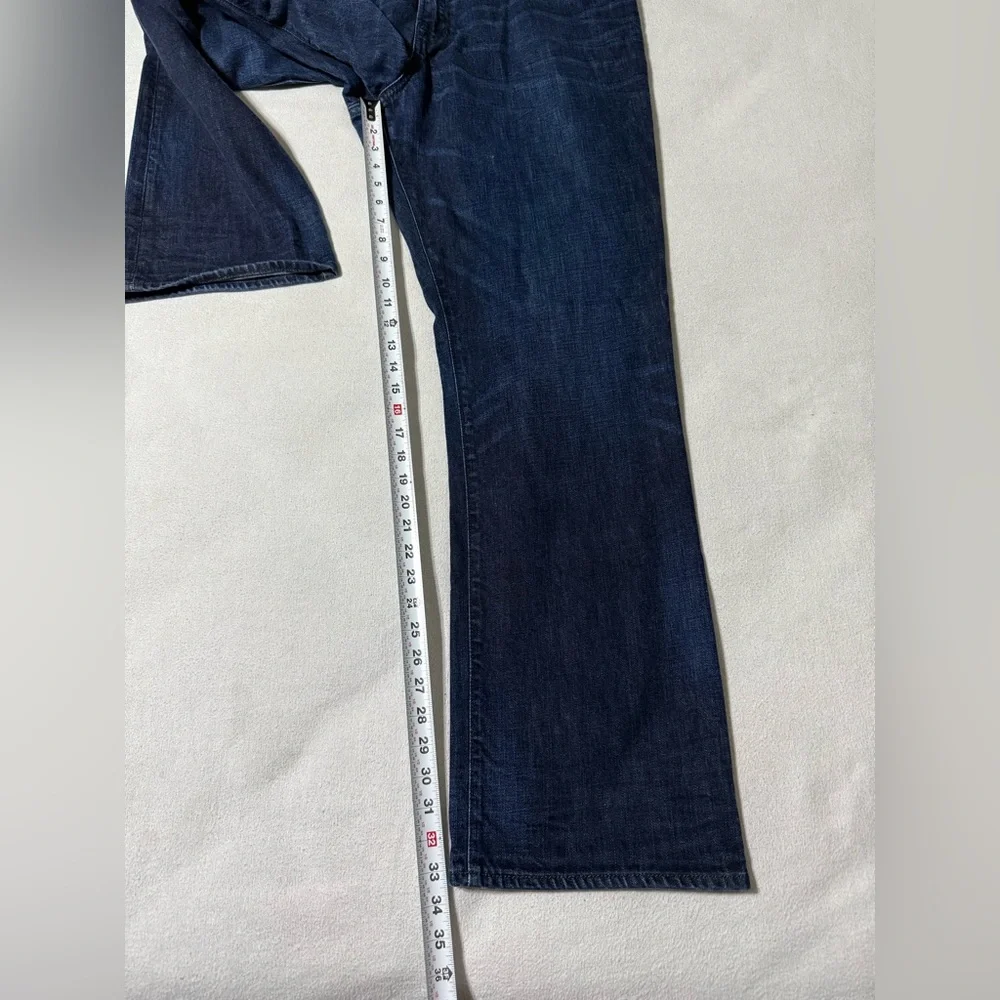 Gap 1969 Jeans Mens 40x33 Blue‎ Standard Straight Dark Wash Mid Rise Denim